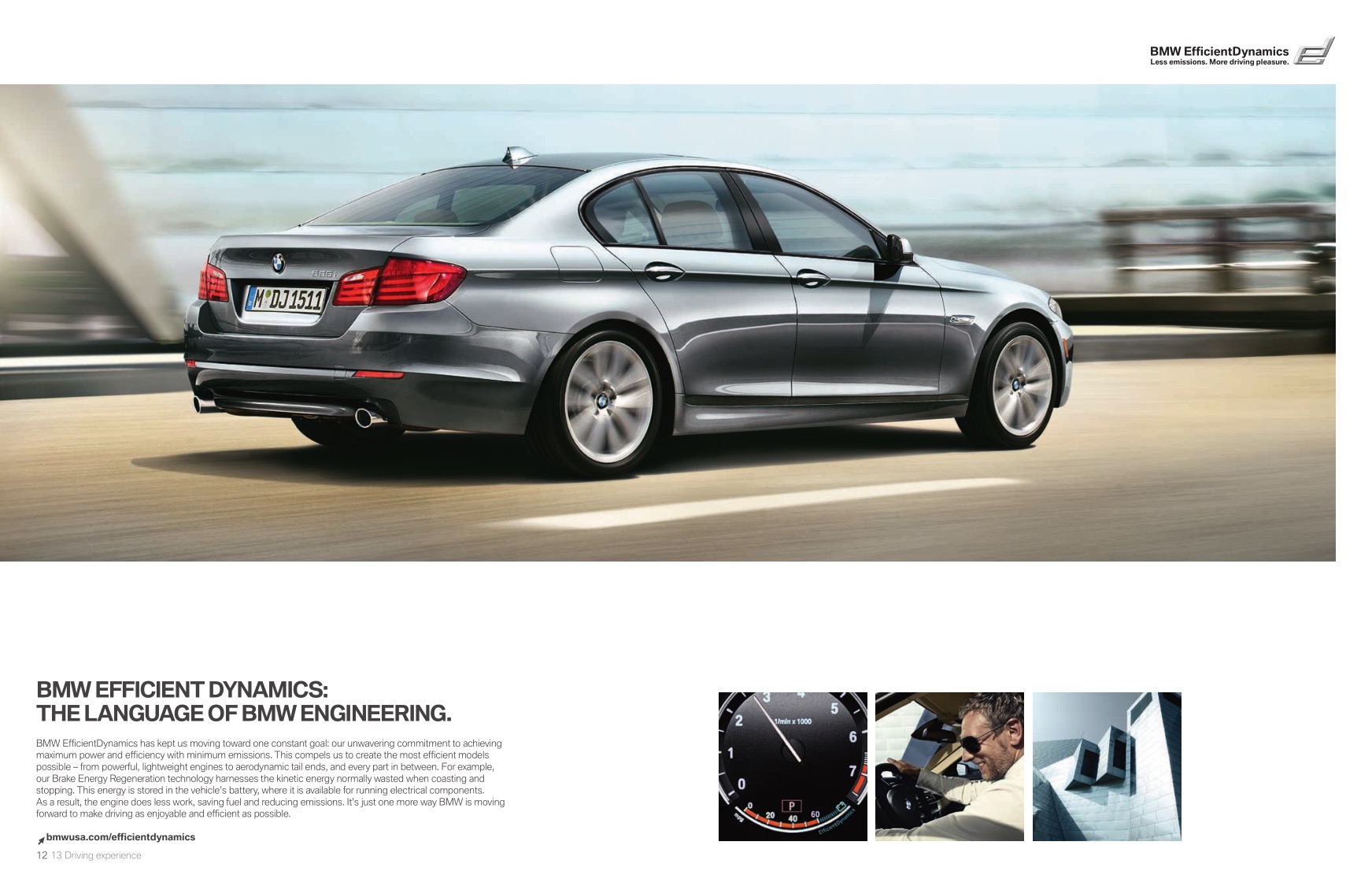 2011 BMW 5-Series Brochure Page 28